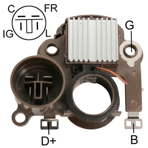 ALTERNATOR KONJEKTOR 12V HONDA CIVIC A866X26641