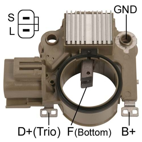 ALTERNATOR KONJEKTOR 12V MITSUBISHI L300 / MAZDA 626