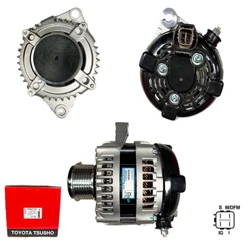 ALT. ALTERNATOR (TOYOTA TSUSHO) 12V 100 AMP TOYOTA HI-LUX 2.5 D-4D (104210-3410)