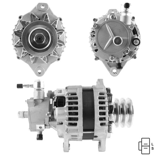 ALT. ALTERNATOR (TOYOTA TSUSHO) 24V 80 AMP ISUZU TURKUAZ OTOBUS KLIMALI IKI FIS (4HF1) (LR280-508)