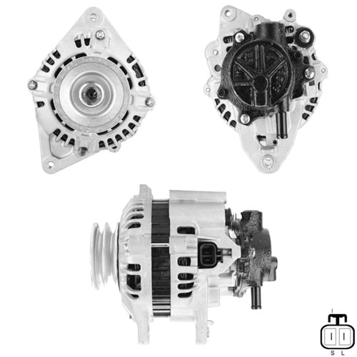 ALT. ALTERNATOR 12V 75 AMP HYUNDAI STAREX - H100 / MITSUBISHI L300 Y.M.