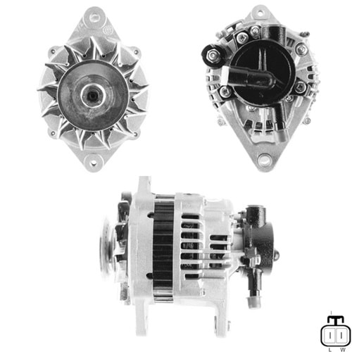 ALT. ALTERNATOR (TOYOTA TSUSHO) 12V 70 AMP OPEL COMBO - ASTRA 1.7 TD - CORSA 1.5 TD (X17DT / TC4EE1)