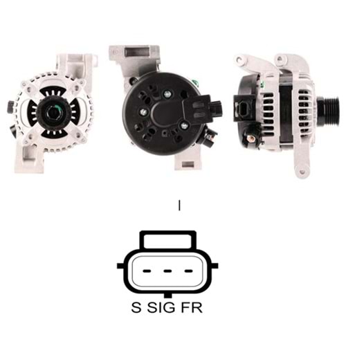 ALT. ALTERNATOR 12V 120 AMP FORD FOCUS II 2.0 / VOLVO S40 1.8 - 2.0 (S-SIG-FR)