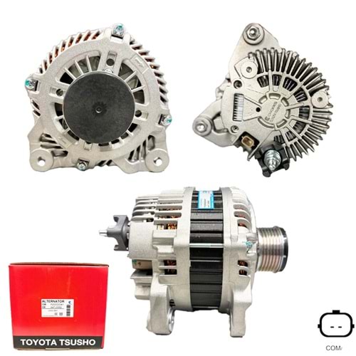 ALTERNATOR (TOYOTA TSUSHO) 12V 210 AMP DACIA DOKKER - DUSTER - LOGAN 1.5 DCI / RENAULT LAGUNA - MEGANE - KANGOO