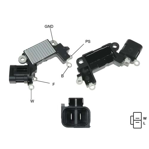 ALT. KONJEKTOR 12V OPEL COMBO / CORSA 1,5 / VECTRA / ASTRA 1,7