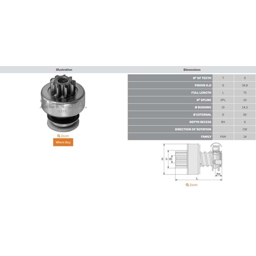 MARS DISLISI 9 DIS FIAT IVECO / MAGIRUS DEUTZ