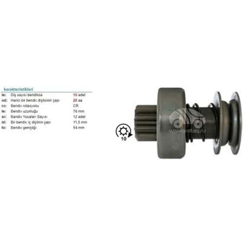 MARS DISLISI 10 DIS PEUGEOT 504 - 505 - 605 - J9 DIZEL