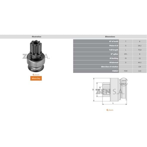 MARS DISLISI 8 DIS NISSAN 100NX - ALMERA - PRIMERA - SUNNY / SUBARU ESPECIAL-SPECIAL