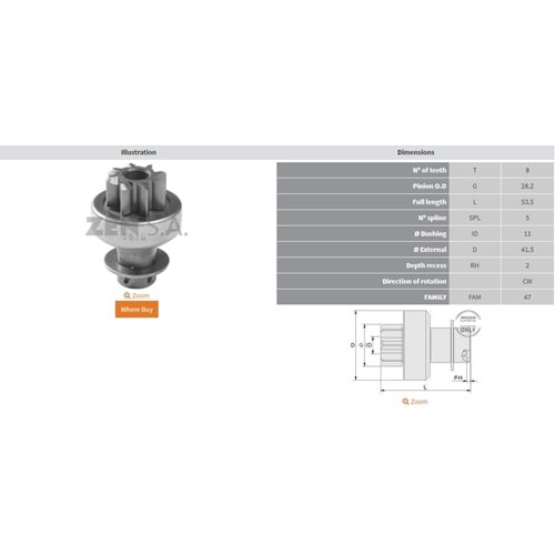 MARS DISLISI 8 DIS DAIHATSU FEROZA 4x4 / TOYOTA YARES