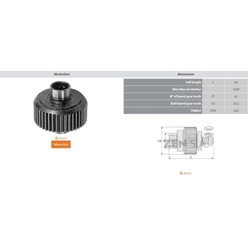 MARS DISLISI XX DIS NISSAN NX 1600 - NX 2000 - PULSAR 1.6 - SENTRA 1.6 (ZEN-0793) (CCW)