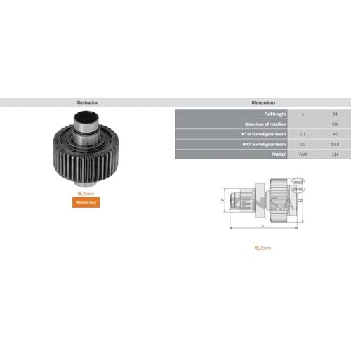 MARS DISLISI TOYOTA HILUX 2.8 D / TOYOTA LAND CRUSIER (ZEN-0921 - ZEN-0946 - ZEN-0947 - ZEN-1097 - ZEN-1601)