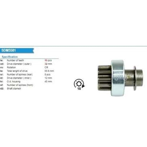 MARS DISLISI 10 DIS NISSAN ARMADA - SENTRA - TERRANO
