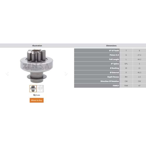 MARS DISLISI 8 DIS NISSAN PRIMERA 1.6/1.8 - ALMERA 1.5/1.8 - MICRA 1.2/1.4