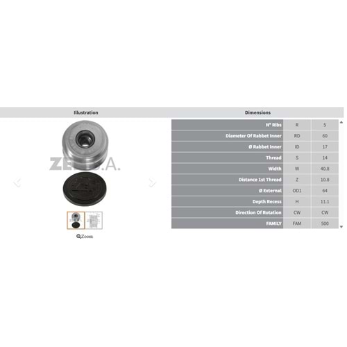 ALT. KASNAK ALFA ROMEO 159 - SPIDER / FIAT CROMA 2.4 D (5 KANAL)