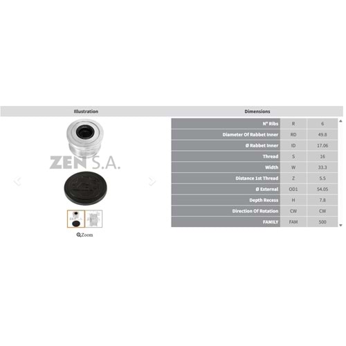 ALTERNATOR KASNAK MERCEDES SPRINTER - VITO / SSANGYONG ACTYON - KYRON - REXTON 2.0 XDI - 2.7 XDI 2.9 XDI (6 KANAL)