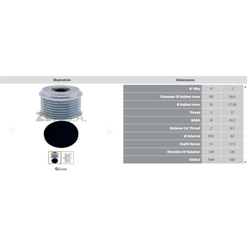 ALT. KASNAK FORD RANGER 2.2 TDCI (7 KANAL)