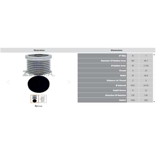 ALT. KASNAK BMW 118 - 120 - 316 - 320 - X1 (7 KANAL)