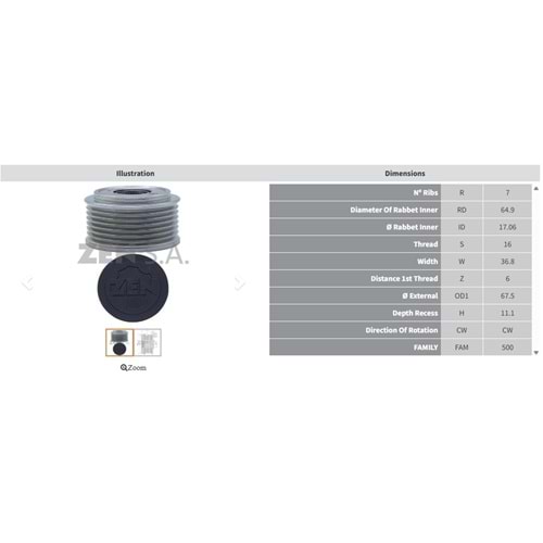 ALT. KASNAK NISSAN NAVARA 2.5 DCI (7 KANAL)