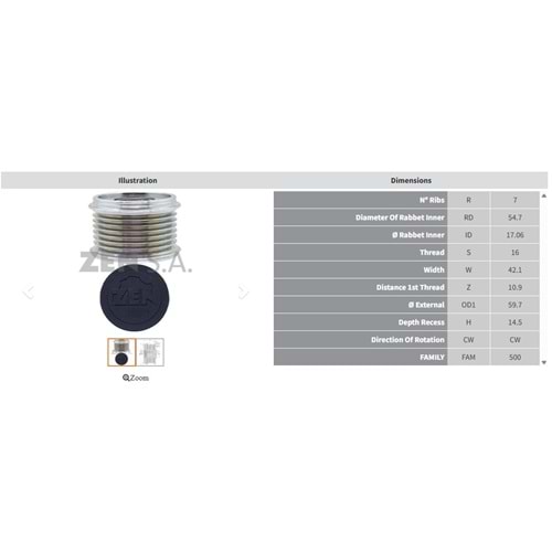 ALTERNATOR KASNAK FIAT DUCATO 2.3 JTD MULTIJET / IVECO DAILY 2.3 D (7 KANAL)