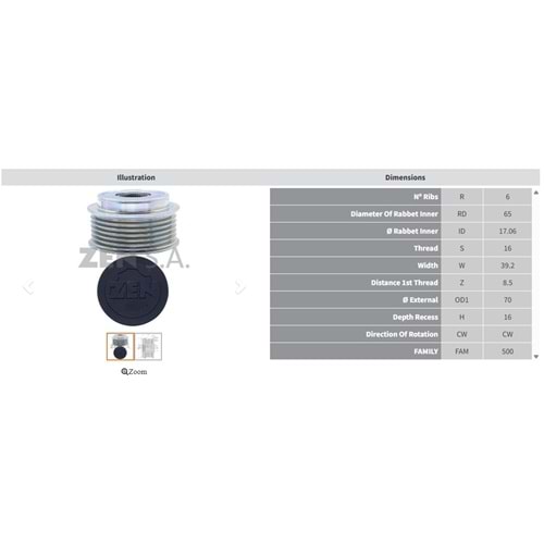 ALT. KASNAK MITSUBISHI PAJERO - L200 2.4 DI - D/2.5 D (6 KANAL)