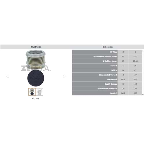 ALT. KASNAK MERCEDES CLS - E 320 - E 400 - GL 400 - GLE 320 3.0 (6 KANAL)
