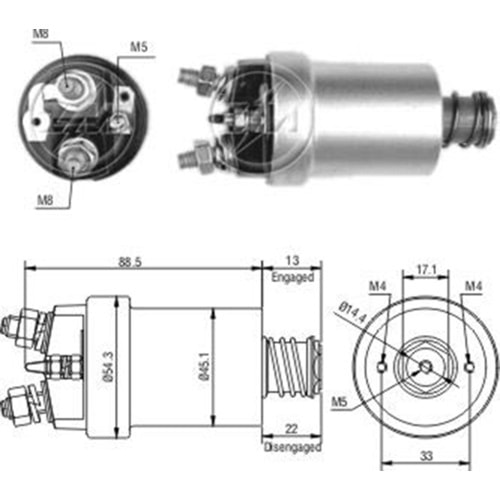 MARS OTOMATIGI 12V CITROEN AMI - AXEL 11 - GS