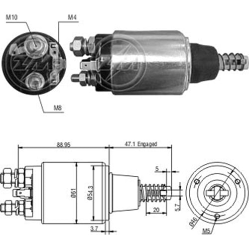 MARS OTOMATIGI 12V NEW HOLLAND TRACTOR