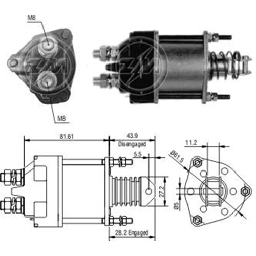 MARS OTOMATIGI 12V FIAT 124 - 131 - 132 - ARGENTA - REGATA - RITMO