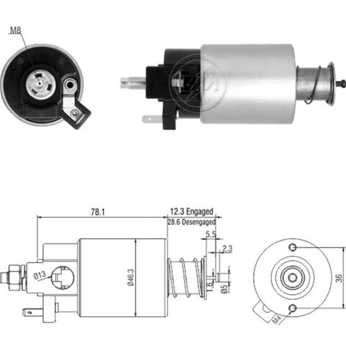 MARS OTOMATIGI 12V CHRYSLER - DODGE / JEEP CHEROKEE / RAM / VOLKSWAGEN ROUTAN