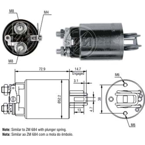 MARS OTOMATIGI 12V ISUZU / THERMO KING / CHEVROLET