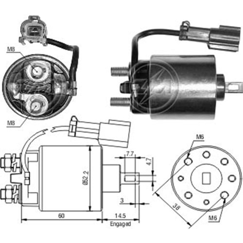 MARS OTOMATIGI 12V HONDA ACURA SLX / GM - ISUZU TROOPER - VEHICROSS