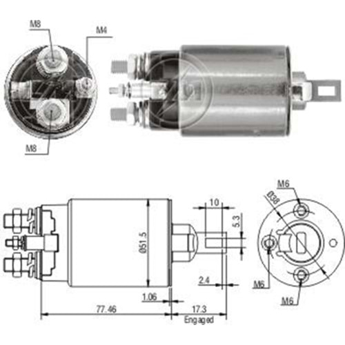 MARS OTOMATIGI 12V CHRYSLER - DODGE CHARGER - OMNI / CHRYSLER - PLYMOUTH HORIZON - TURISMO