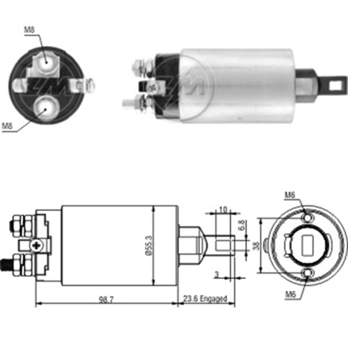 MARS OTOMATIGI 12V HYSTER FORKLIFT / SUMITOMO FORKLIFT / YALE FORKLIFT