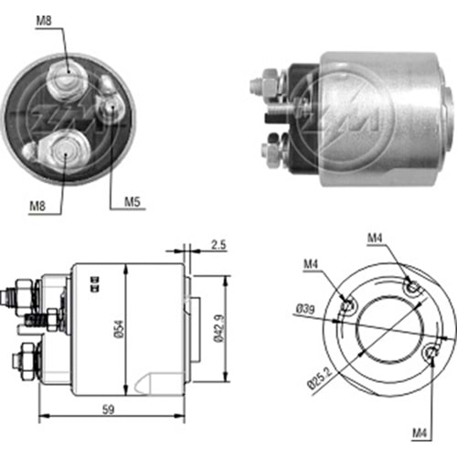 MARS OTOMATIGI 12V PEUGEOT 206 / RENAULT CLIO - KANGOO (SVA-2492)