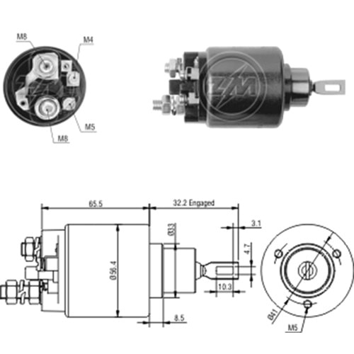 MARS OTOMATIGI 12V AUDI 80 - 100 / FORD PAMPA / VOLKSWAGEN PASSAT 1.5L