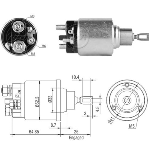 MARS OTOMATIGI 12V DAEWOO / FIAT STILO / GM-OPEL / MERCEDES-BENZ 250 / SAAB 9-3