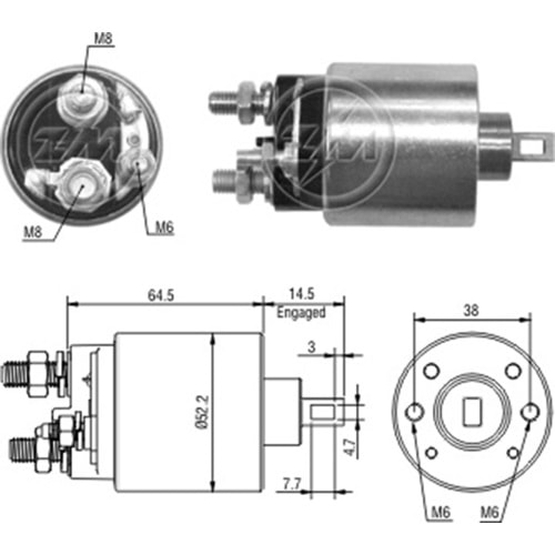 MARS OTOMATIGI 12V FORD COURIER - ESCORT - FIESTA - FOCUS - MONDEO - RANGER / GM - CHEVROLET CORSA