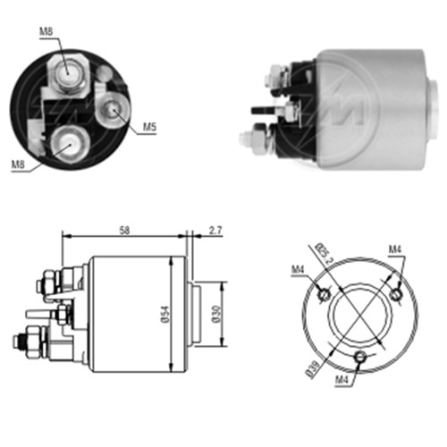 MARS OTOMATIGI 12V CITROEN BERLINGO - SAXO - ZX / PEUGEOT 106 - 306 - 405 - PARTNER - RANCH