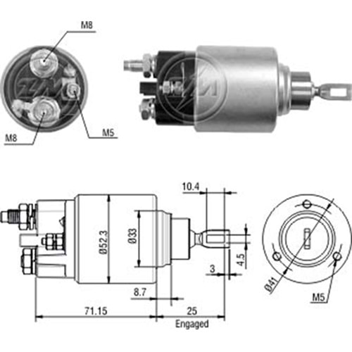 MARS OTOMATIGI 12V CITROEN / FIAT / LANCIA / PEUGEOT