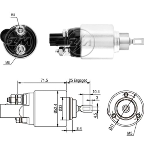 MARS OTOMATIGI 12V AUDI A3 - TT / SEAT / VOLKSWAGEN (SBO-0381)