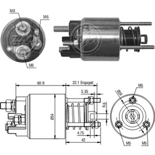 MARS OTOMATIGI 12V FORD ESCORT - FIESTA - KA / MAZDA 121 / FIAT PALIO / DOGAN SLX (SMA-0395)