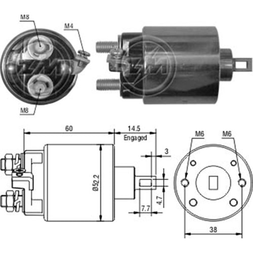 MARS OTOMATIGI 12V OPEL COMBO - CORSA - ASTRA 1.7 DIESEL (CBS-3258 - SHI-0410)