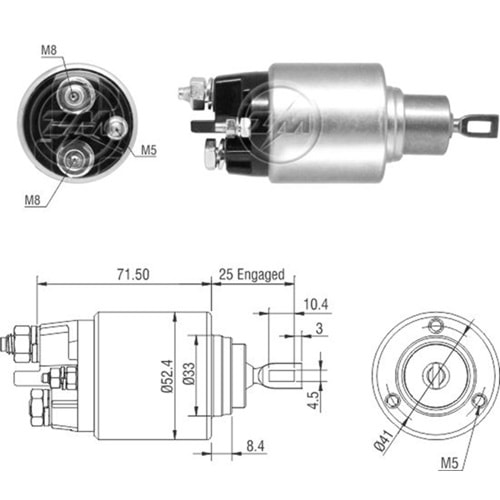 MARS OTOMATIGI 12V CITROEN / FIAT / HYUNDAI / LANCIA / MITSUBISHI / PEUGEOT