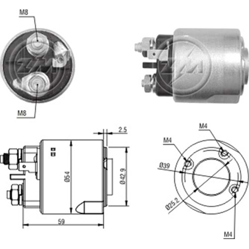 MARS OTOMATIGI 12V RENAULT CLIO - KANGOO - MODUS - TWINGO D7E1 - D7E35 (SVA-4495)