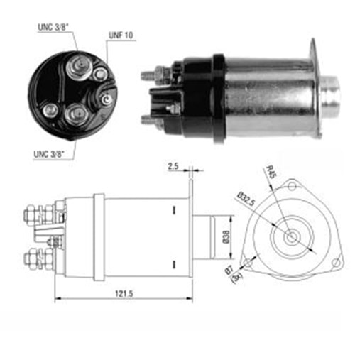 MARS OTOMATIGI 12V 37MT - 41MT - 42MT DEV FATIH CASE / CATERPILLAR / CUMMINS / PERKINS