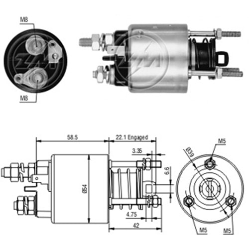 MARS OTOMATIGI 12V FIAT PUNTO - TEMPRA - TIPO - UNO / LANCIA DEDRA - DELTA