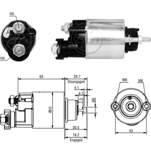 MARS OTOMATIGI 12V HONDA CIVIC 1.7L 2001 - 2005