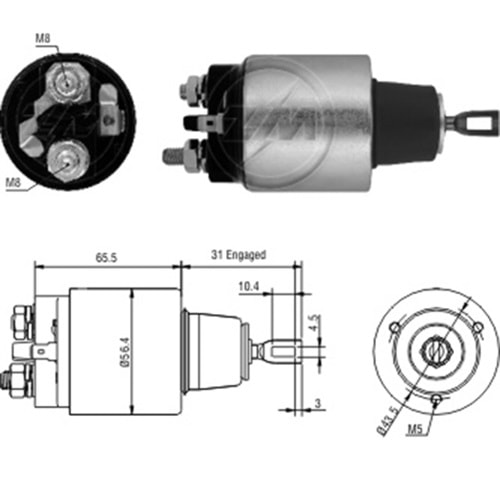 MARS OTOMATIGI 12V NISSAN - ESTAQUITAS - HIKARI - PICK-UP - SENTRA - TSURU