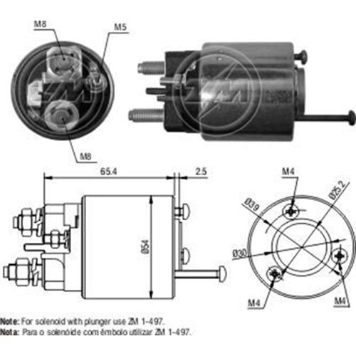 MARS OTOMATIGI 12V CITROEN BERLINGO - C1 - C2 - C25 - C3 - C4 - C5 - JUMPY - NEMO - XANTIA - XSARA / FIAT SCUDO / P