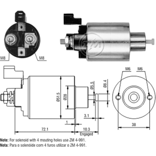 MARS OTOMATIGI 12V CHRYSLER - DODGE - CHRYSLER - PLYMOUTH (SMI-4991)